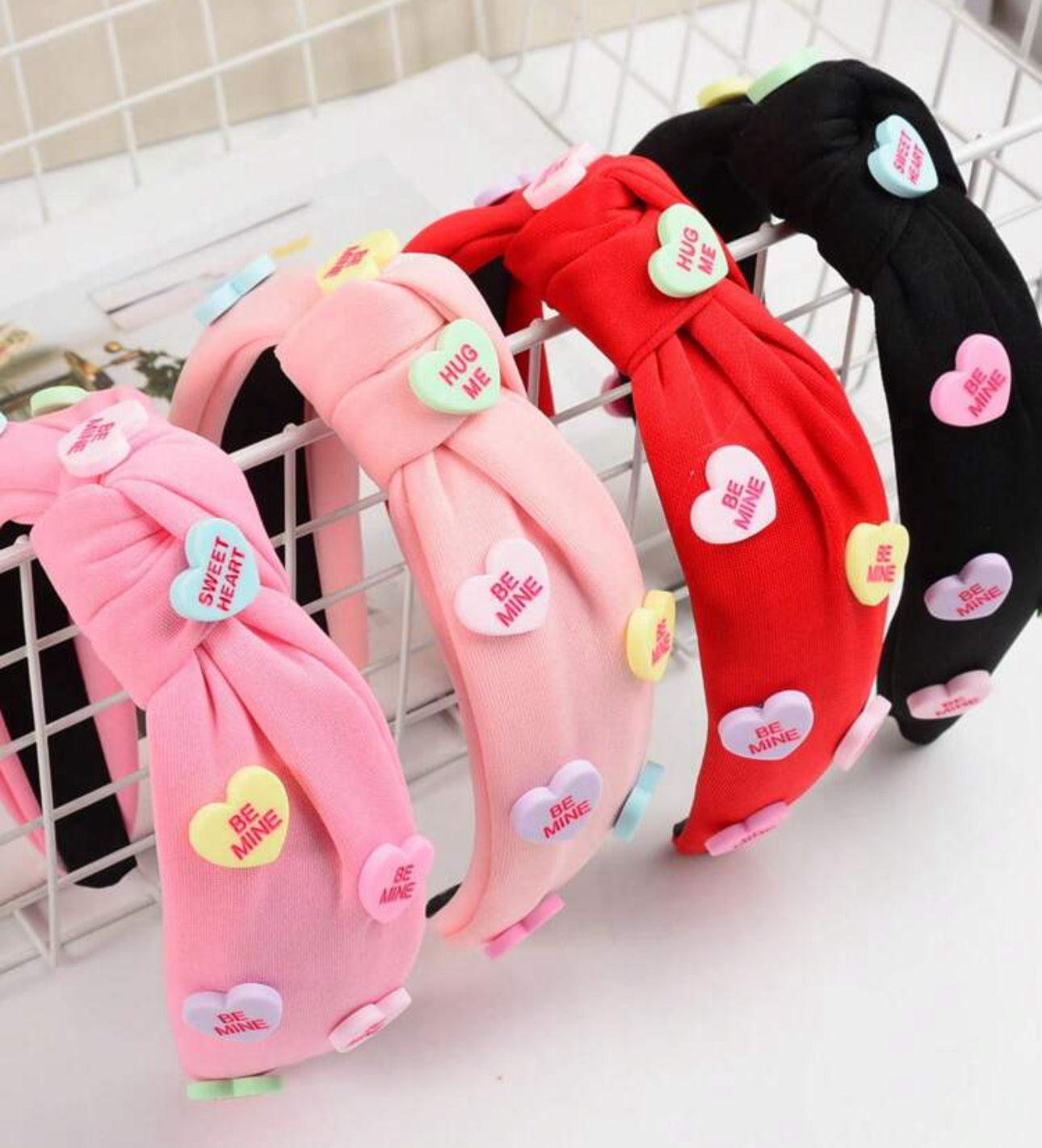 Love is in the Hair: Adorable Conversation Hearts Headbands for Valentine’s Day! - Rhythms of Grace Creative