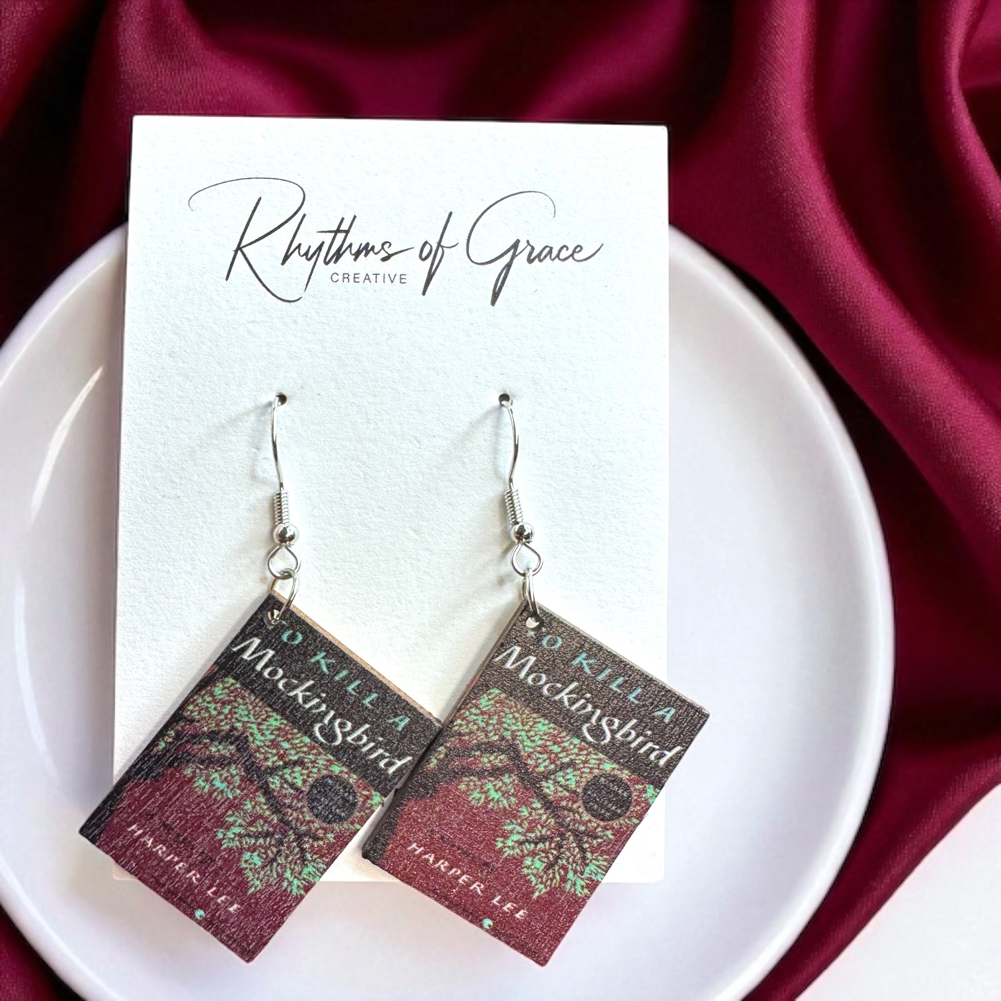 Book Earrings – The Perfect Accessory for Every Literary Lover! 📚 - Rhythms of Grace Creative