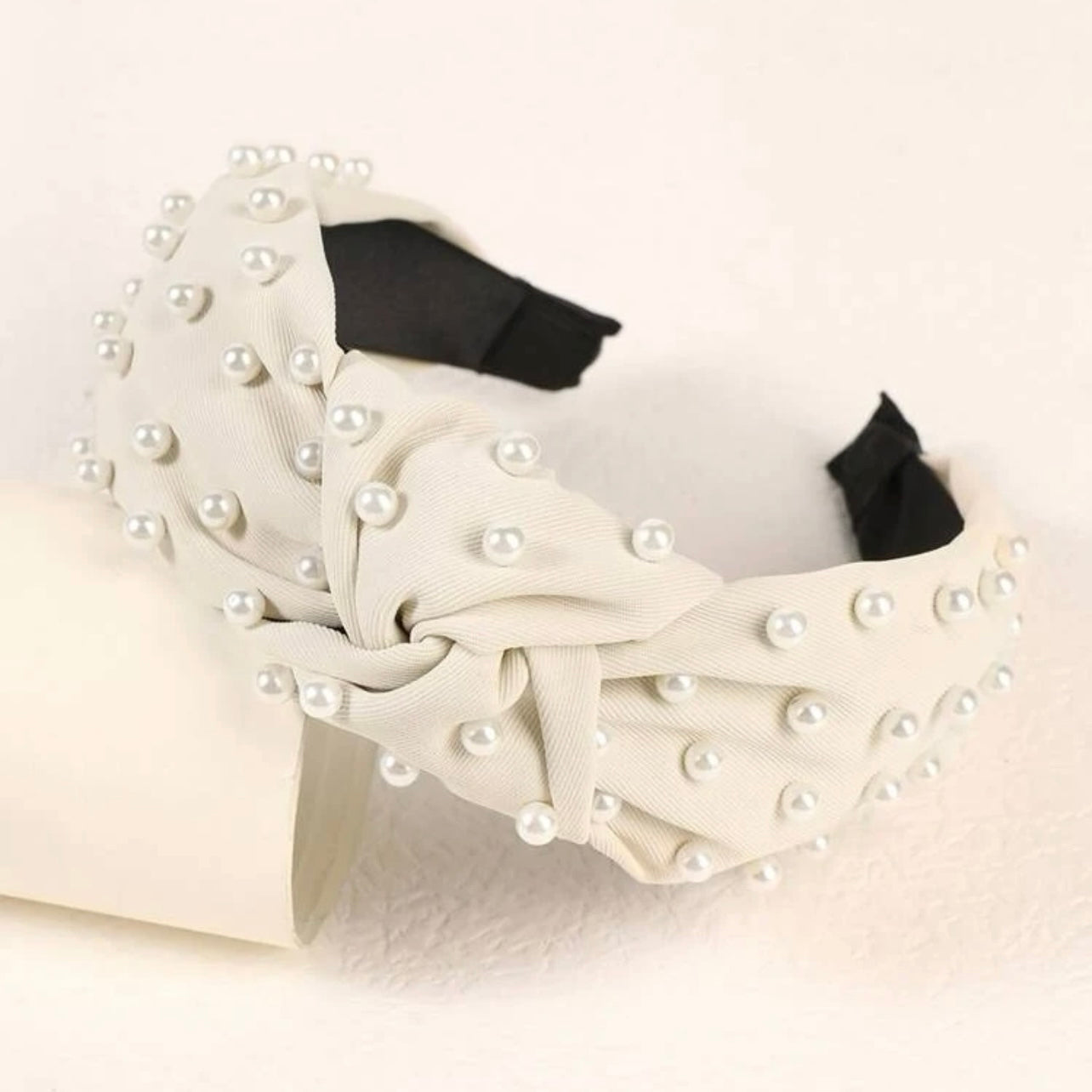Pearls of Glam: The Ultimate White Bridal Headband! - Rhythms of Grace Creative
