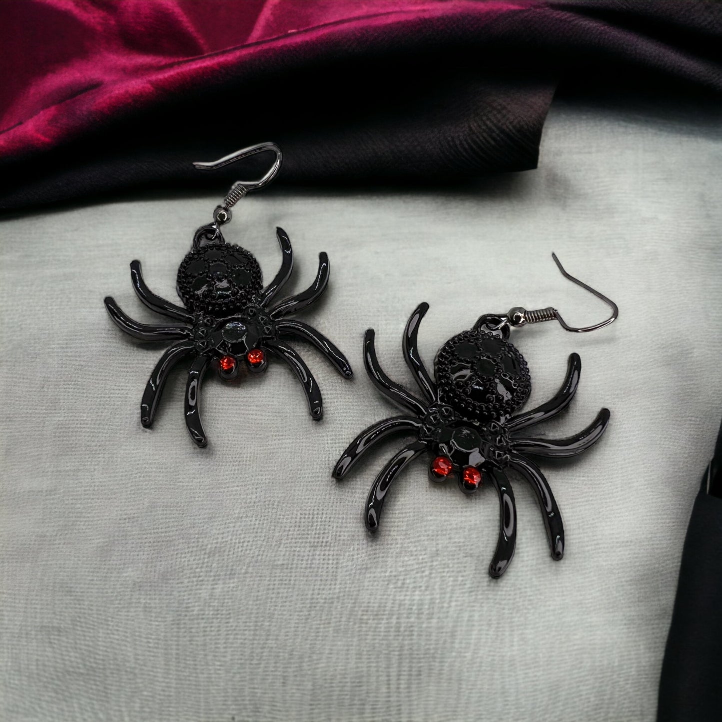 Spook-tacular Spider Dangle Earrings – Your Ultimate Halloween Glam! - Rhythms of Grace Creative