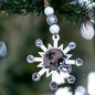 Saintsational Holiday Cheer: Handmade New Orleans Saints Snowflake Ornament!