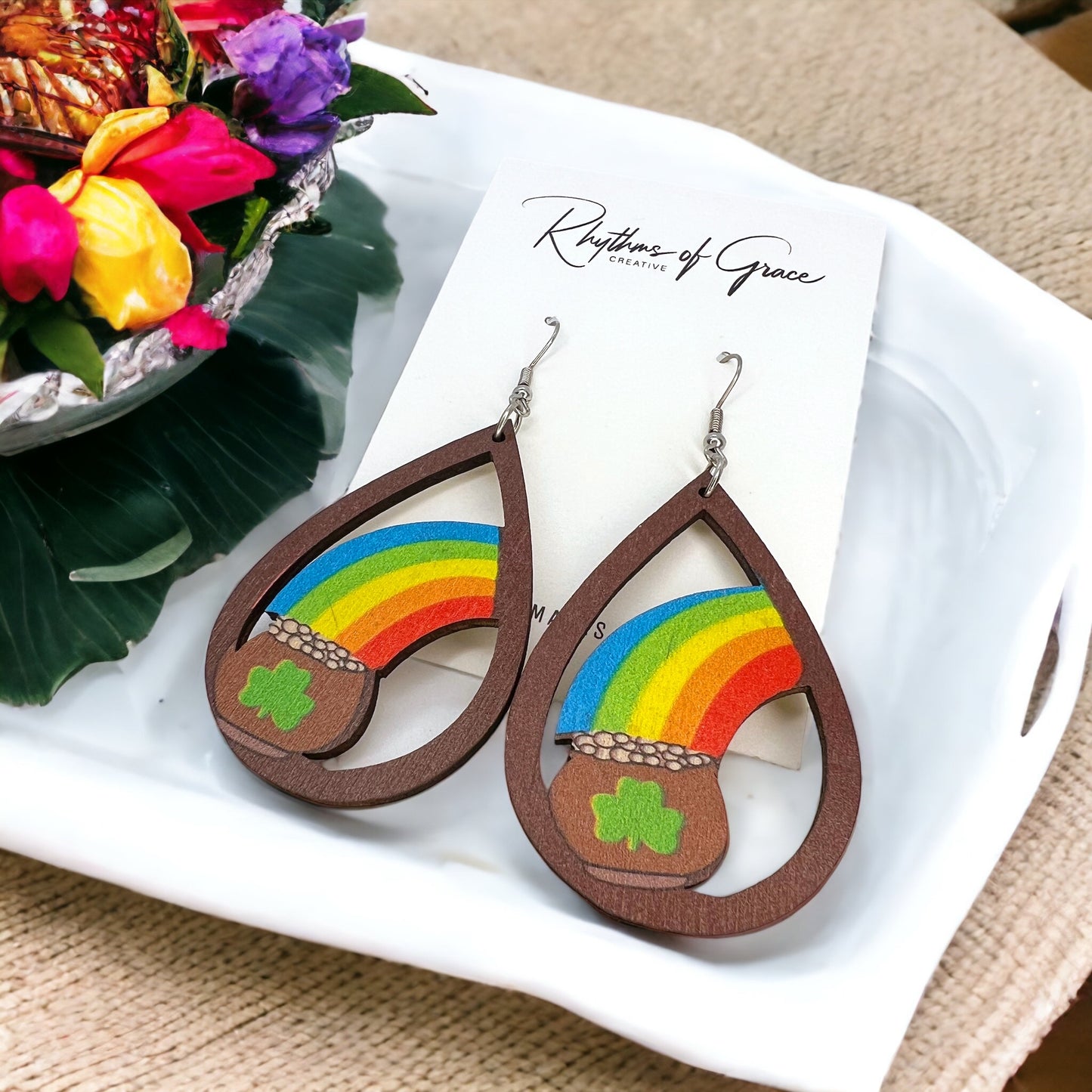 Pot of Gold Earrings: Your Lucky Charm for St. Patrick's Day! - Rhythms of Grace Creative
