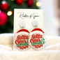 Santa's Coming to Town: Festive Earrings for a Merry Christmas!