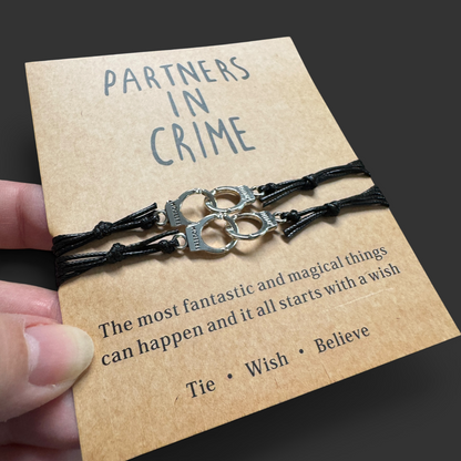 Besties for Life: Partners in Crime Bracelet Set!