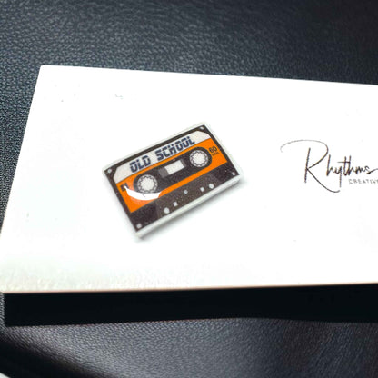 Retro Vibes: Old School Cassette Tape Stud Earrings – A Creative Soundtrack for Your Style!