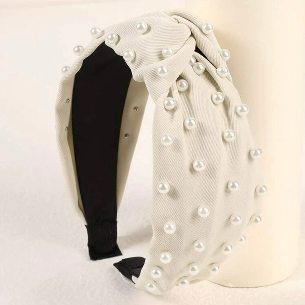 Pearls of Glam: The Ultimate White Bridal Headband! - Rhythms of Grace Creative
