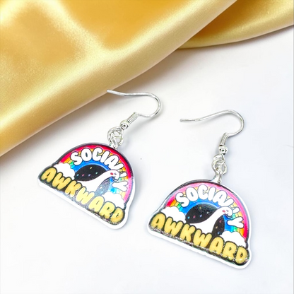 Socially Awkward Earrings - Embrace the Charm of Quirkiness!