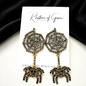 Enchanting Rhinestone Spider Earrings - Spooktacular Style for Every Occasion!