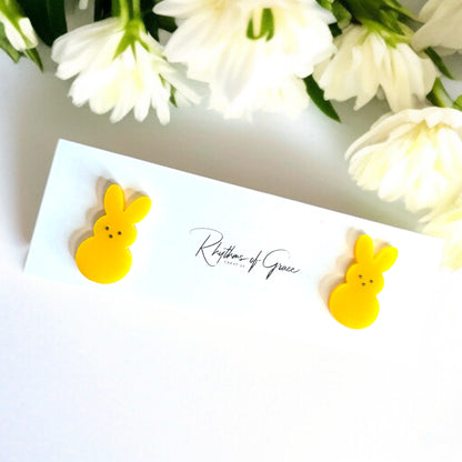 Hop into Easter Style with Peep Stud Earrings!