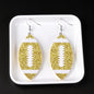 Score Big with Sparkle! Glitter Football Dangle Earrings 🏈