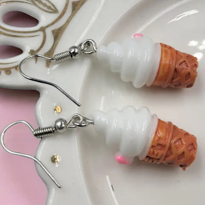 Scoop Up the Fun: Ice Cream Earrings for Sweet Style! 🍦