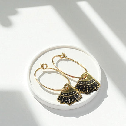 Delicate Dissent Hoop Earrings – Channel Your Inner RBG with Bold Elegance!