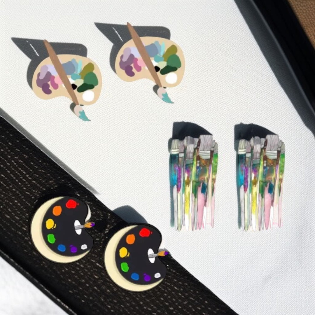 Artistic Vibes: Unique Stud Earrings for Creative Souls!