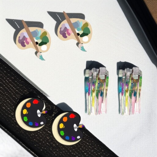 Artistic Vibes: Unique Stud Earrings for Creative Souls!