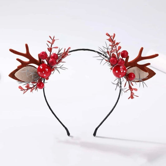 Whimsical Woodland Antler & Flower Headband – Unleash Your Inner Nymph - Rhythms of Grace Creative