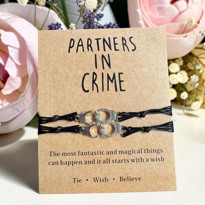 Besties for Life: Partners in Crime Bracelet Set!