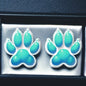 Vibrant Paw Print Studs – A Pawfect Gift! 🐾 10 Colors Available!