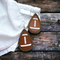 Kick Off Your Style: Stunning Football Dangle Earrings!