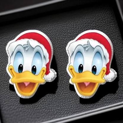 Festive Fun: Christmas Cartoon Ears Stud Earrings - Perfect for Holiday Cheer!