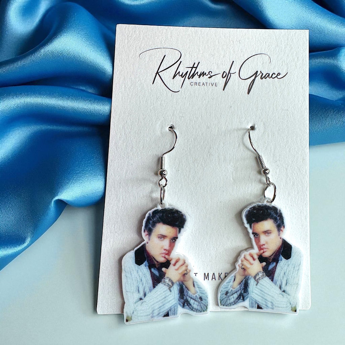 Rock Your Style: Elvis Presley Dangle Earrings - 12 Iconic Designs! 🎸