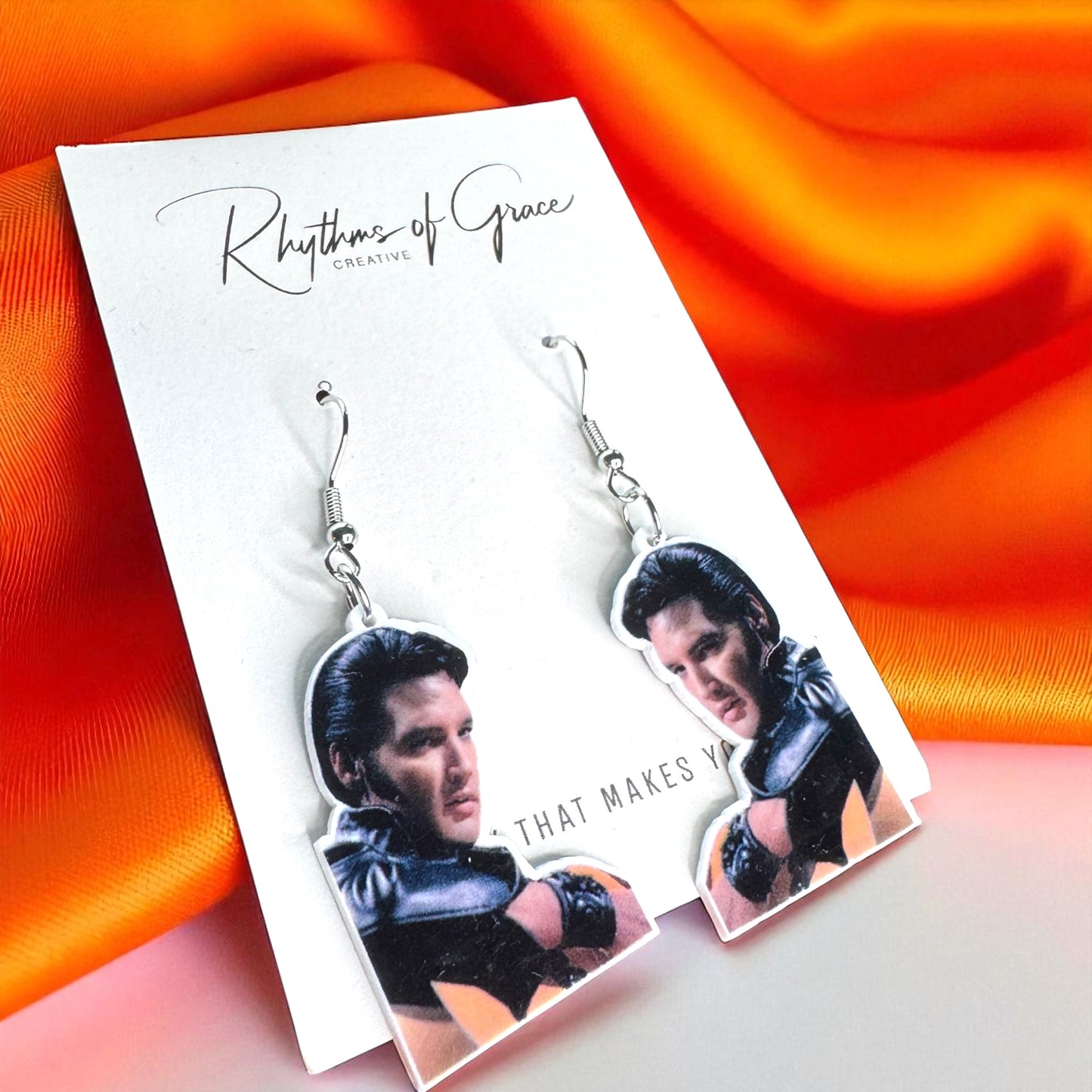 Rock Your Style: Elvis Presley Dangle Earrings - 12 Iconic Designs! 🎸