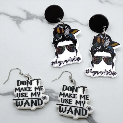 Hogwarts Earrings: Wear Your Wizarding World Adventures! ✨ - Rhythms of Grace Creative
