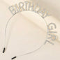Birthday Headband - Rhinestone Headband, Rhinestone Headpiece, Birthday Headpiece, Birthday Party, It’s My Birthday - Rhythms of Grace Creative