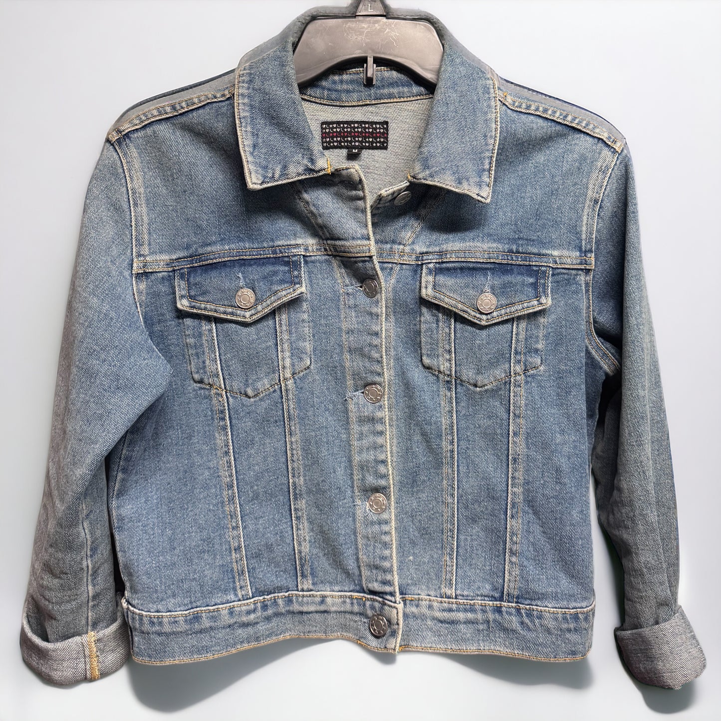 Pitches Be Crazy! Unique Hand-Painted Baseball Jean Jacket ⚾️