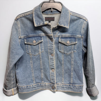 Pitches Be Crazy! Unique Hand-Painted Baseball Jean Jacket ⚾️