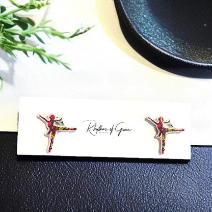 Sparkle Like a Superstar: Dancer Stud Earrings for Every Twirl and Tumble!