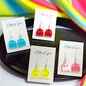 PAC-MAN Party Earrings Set - Embrace 80's Retro with Handmade Dangle Fun! - Rhythms of Grace Creative