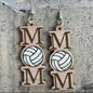 Score Style Points: Fun Sports Mom Dangle Earrings!