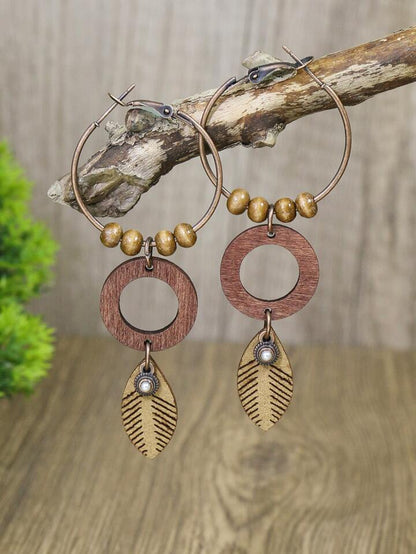 Boho Chic Hoop Dangle Earrings: Your New Statement Piece!
