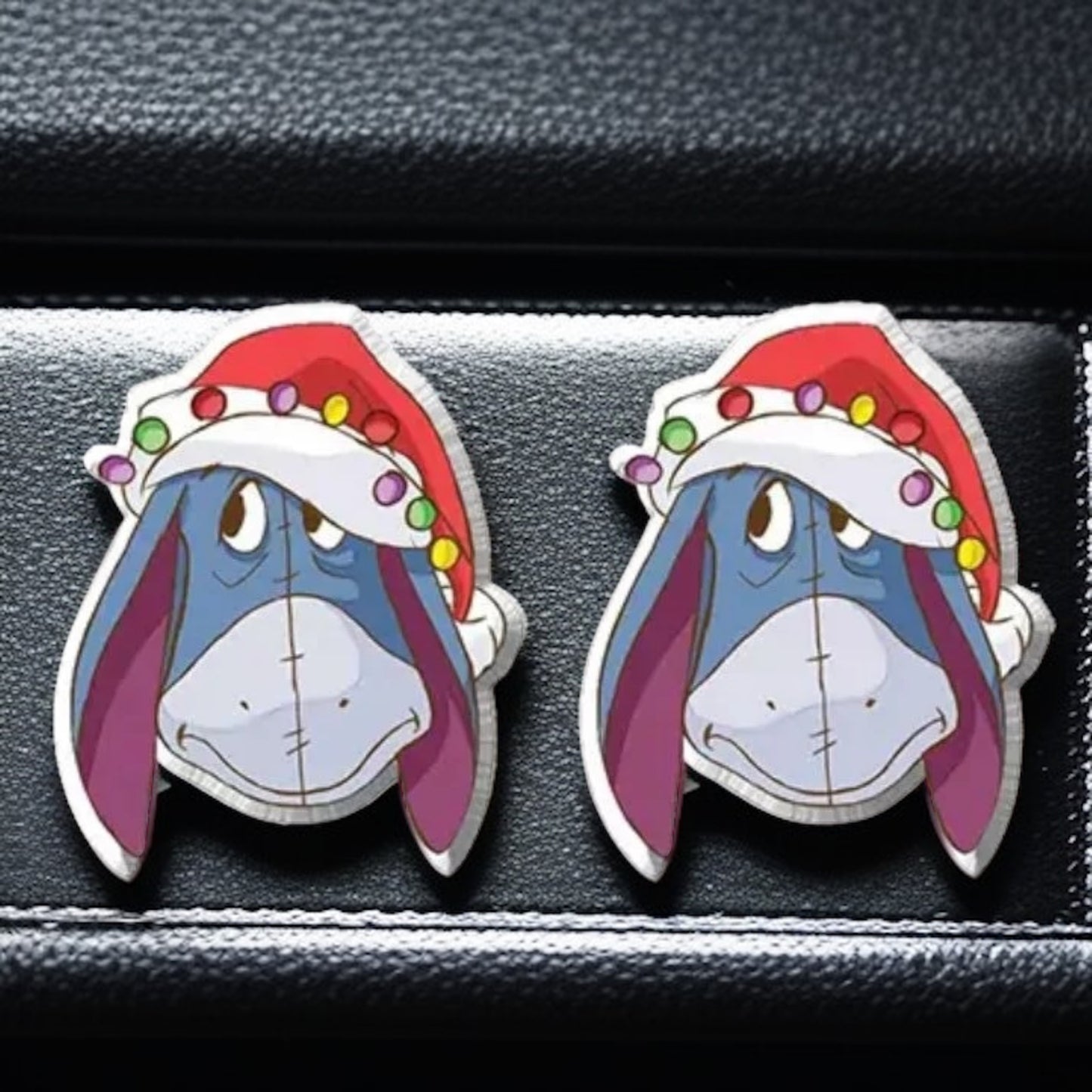Festive Fun: Christmas Cartoon Ears Stud Earrings - Perfect for Holiday Cheer!
