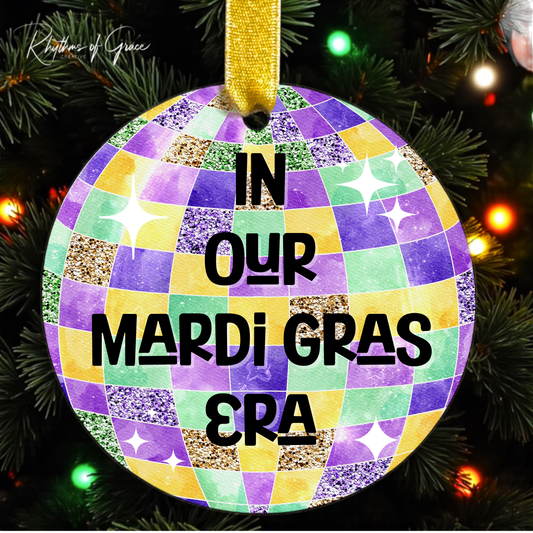 In Our Mardi Gras Era Ornament | Louisiana Christmas Ornament