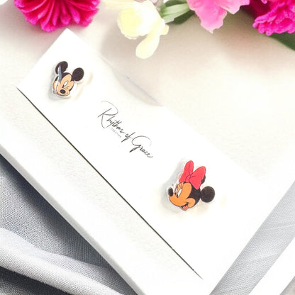 Enchanting Mouse Ears Stud Earrings – Add Some Magic to Your Day!
