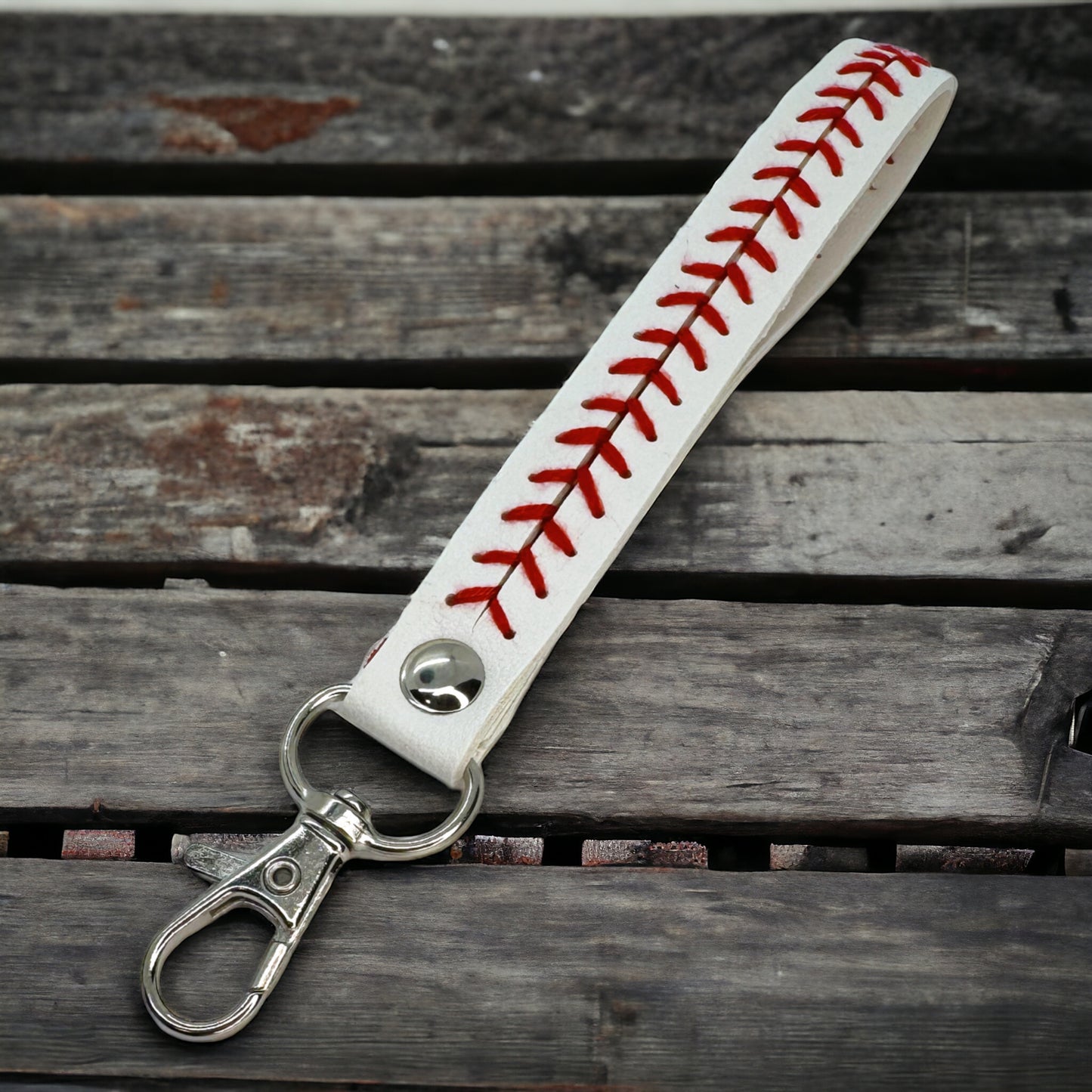 Stylish Yellow or White Leather Strap Key Chain – Handcrafted for Durability and Elegance