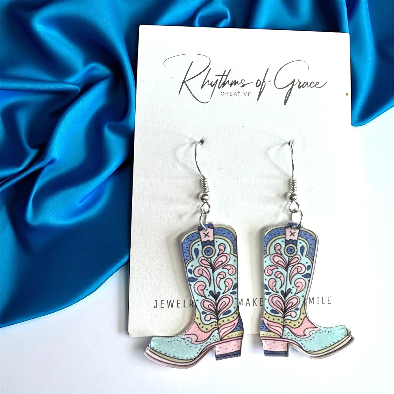 Boot Scootin' Bling: Cowgirl Boots Earrings for Your Inner Rockstar!