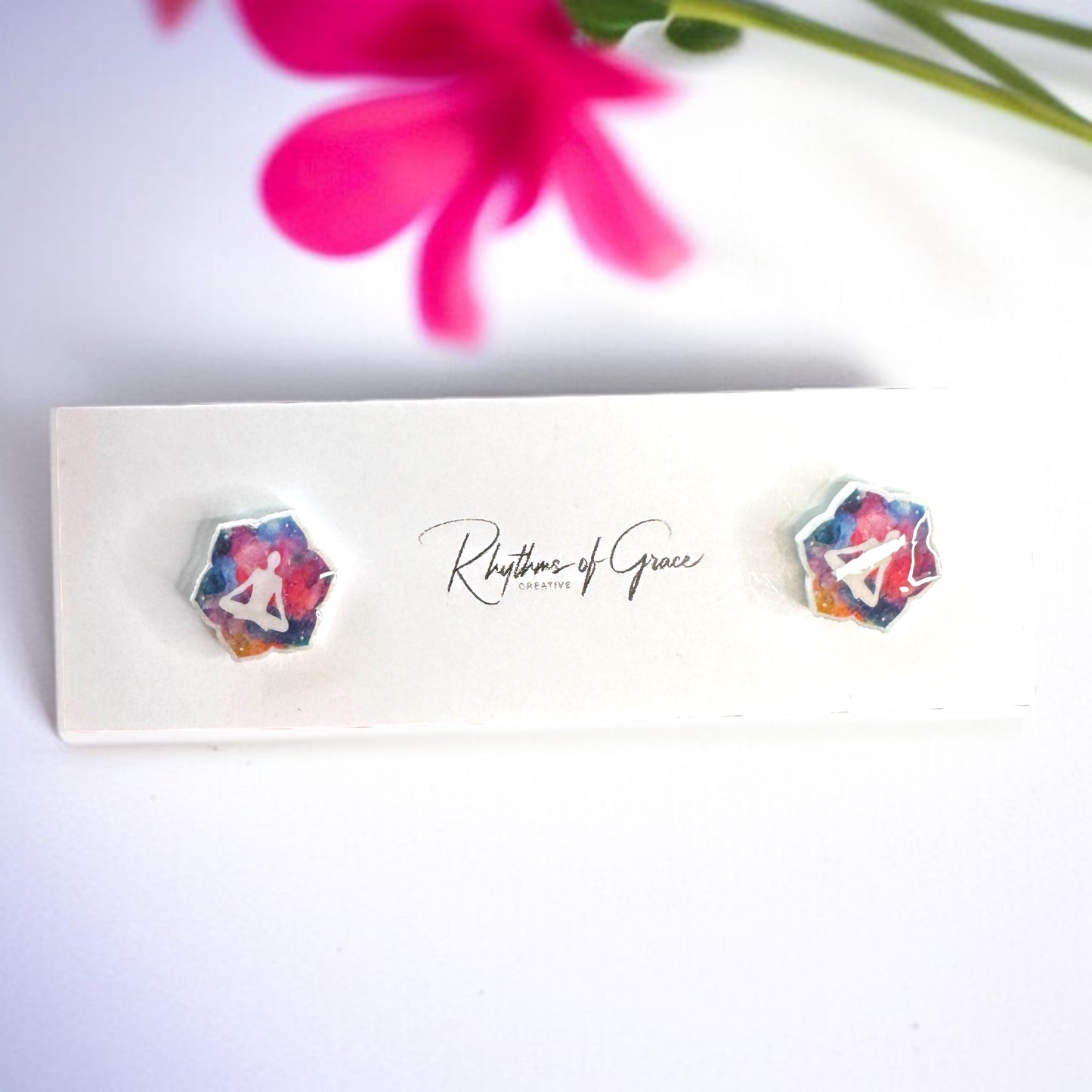 Zen Vibes Only: Yoga Stud Earrings for the Yogi in You!