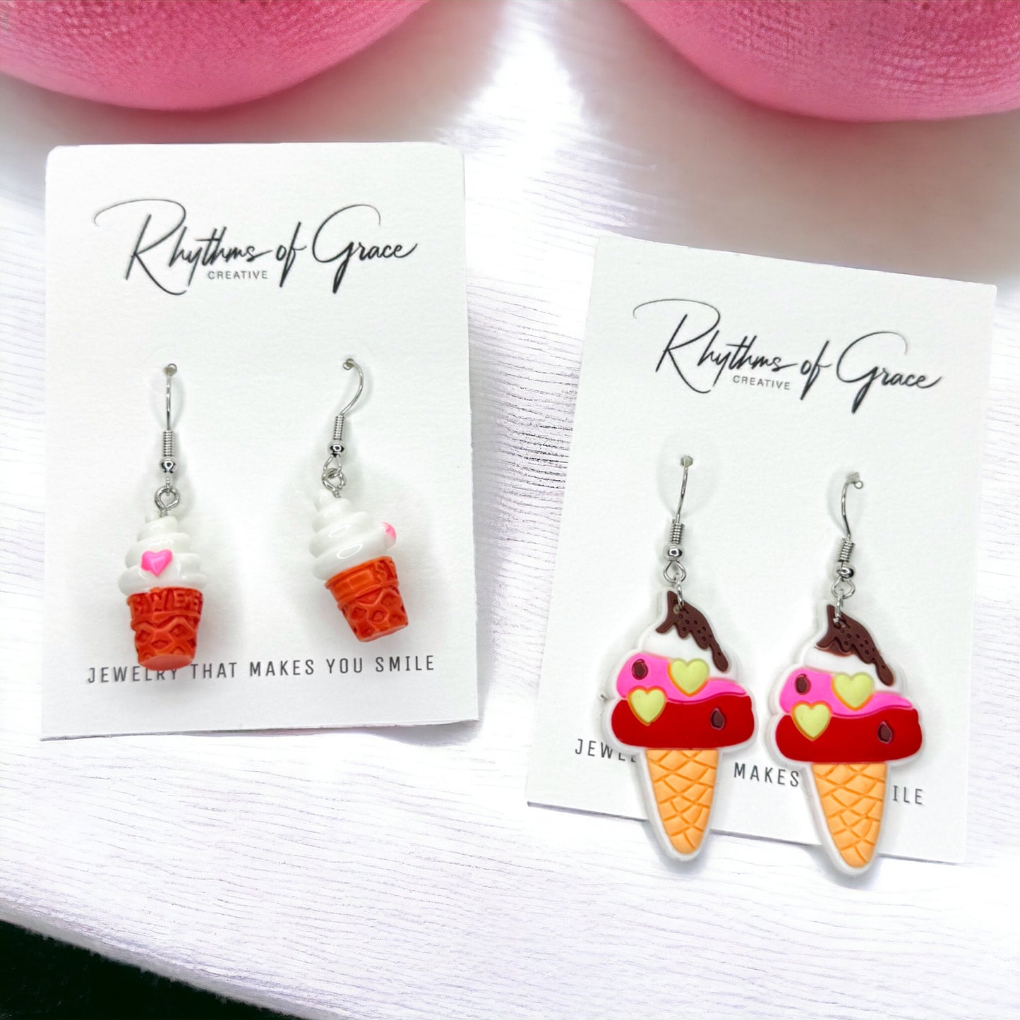 Scoop Up the Fun: Ice Cream Earrings for Sweet Style! 🍦