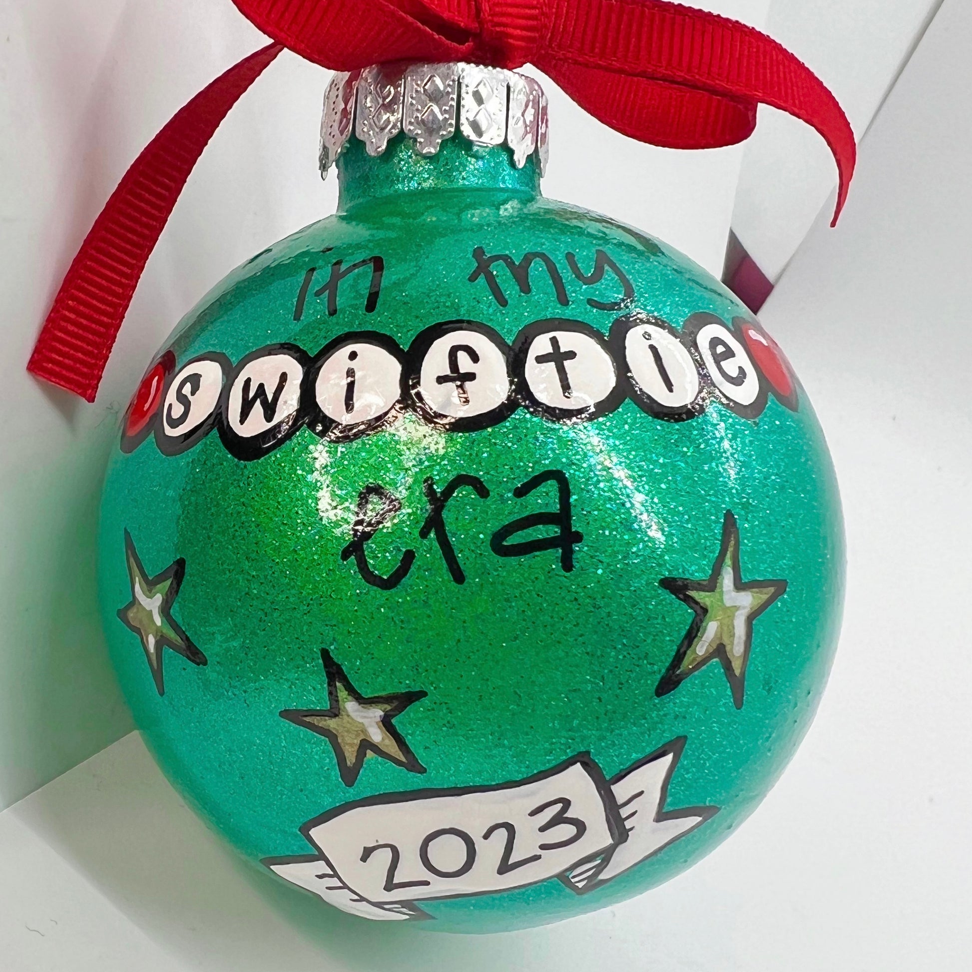 Swiftie Ornament - Eras Tour Ornament, Christmas Ornament, Holiday Ornament, Swiftie Era, Merry Swiftmas, Christmas Era, Eras Tour Gift - Rhythms of Grace Creative