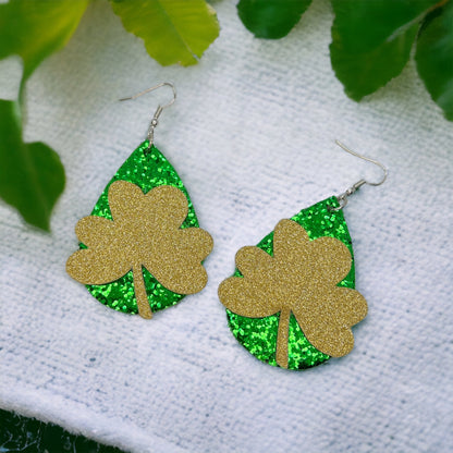 Lucky Shamrock Earrings - Your Perfect St. Patrick's Day Accessory! 🍀 - Rhythms of Grace Creative