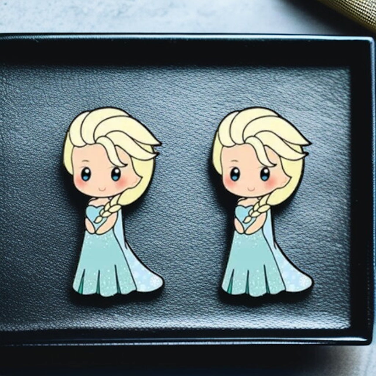 Enchanting Cartoon Princess Stud Earrings - Sparkle Like Royalty! 👑