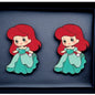 Enchanting Cartoon Princess Stud Earrings - Sparkle Like Royalty! 👑