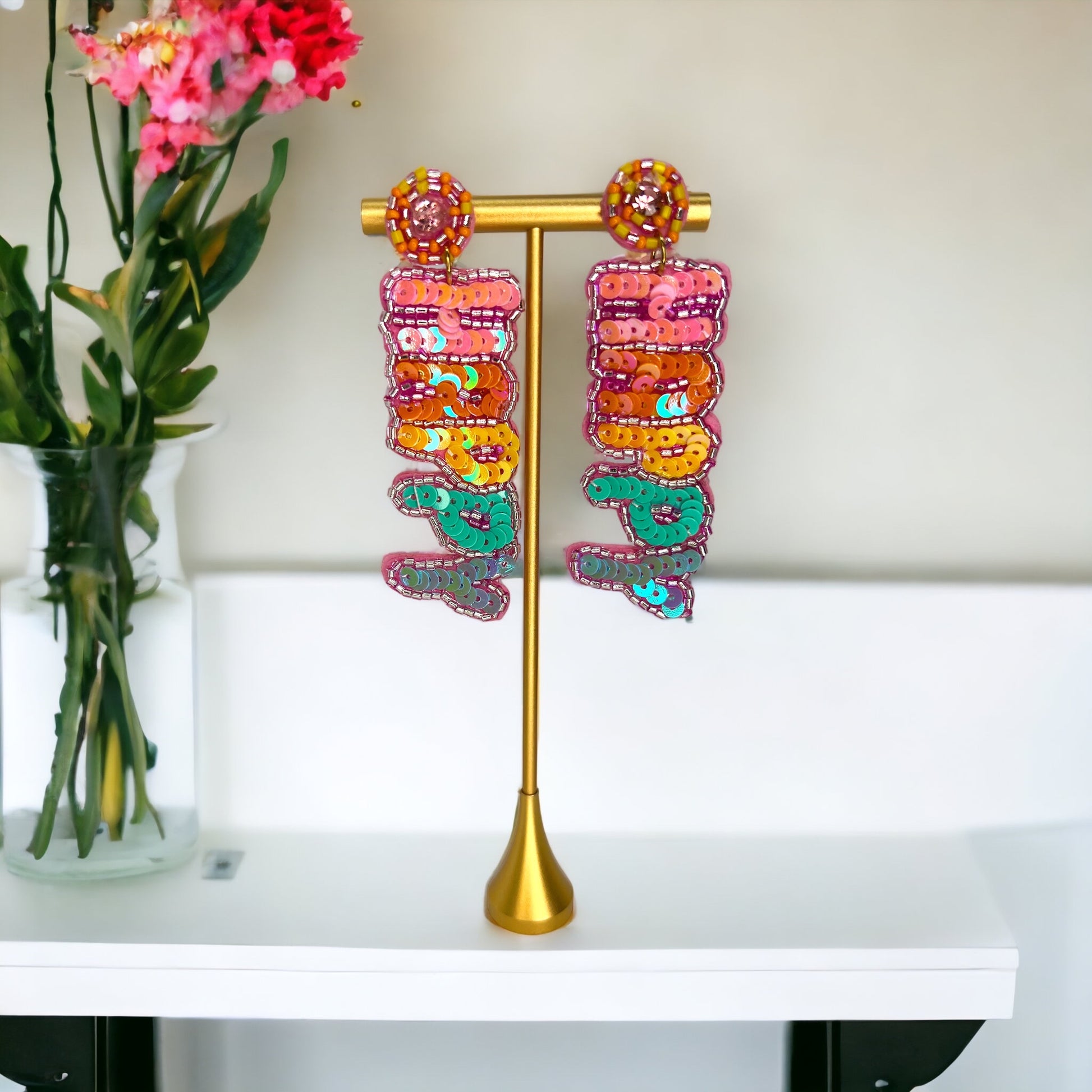 Joyful Vibes Only: Happy Earrings for Every Celebration! - Rhythms of Grace Creative