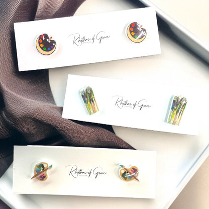 Artistic Vibes: Unique Stud Earrings for Creative Souls!
