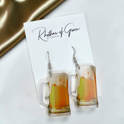 Cheers to Style: Beer Earrings for the Ultimate Brew Lover! 🍻