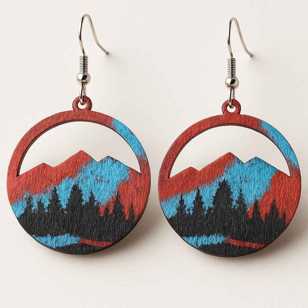 Elevate Your Adventure: Handmade Mountain Earrings for Nature Lovers!