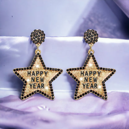 Sparkle Into the New Year with Star-Studded Earrings! 🌟