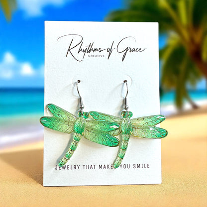 Catch the Whimsy! Dragonfly Dangle Earrings